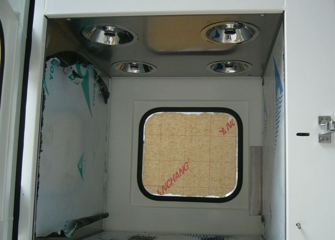 Hộp thông gió phòng tắm y tế với khóa liên động điện, bên trong bằng thép không gỉ 304, có quạt thổi 0