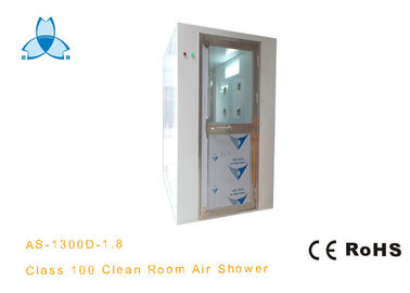 Powder Coated Cleanroom Air Shower , Dust Free Room With Single Leaf Swing Doors