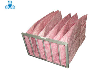 Mua Pink F7 Air Filter Aluminum Alloy Frame , 6 Pockets Air Handler Filters online manufacture
