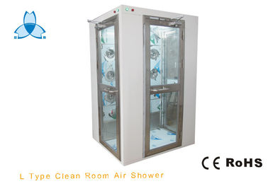 Mua Single Person Cleanroom Air Shower With 90 Degree Corner Doors , 800W Blow Power online manufacture