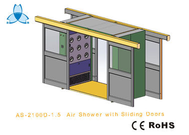 Mua Cargo CleanRoom Air Shower With Width 1600mm Automatic Double - Leaf Sliding Doors online manufacture