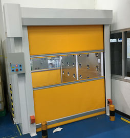 Mua Đường hầm phòng tắm không khí chở hàng W1800mm với cửa chớp tốc độ nhanh cho xe nâng, vật liệu thép sơn tĩnh điện online manufacture