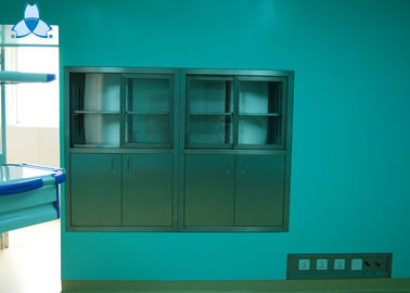 Mua Hospital Air Clean Custom Medicine Cabinets , Anodized Embedded Stainless Steel Medicine Cabinet online manufacture