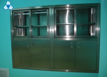 Mua Drug Storage Hospital Air Filter Stainless Steel Medical Cabinets With Manual Sliding Half - Glass Door online manufacture