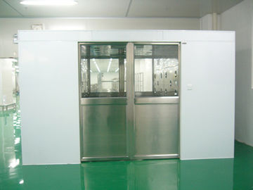 Mua Hidden Auto Cargo Tunnel Type Air Shower Clean Room With Double Leaf Sliding Doors online manufacture