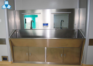Mua Stainless Steel Hospital Air Filter Hand Basins With Cabinets For 2 Person online manufacture