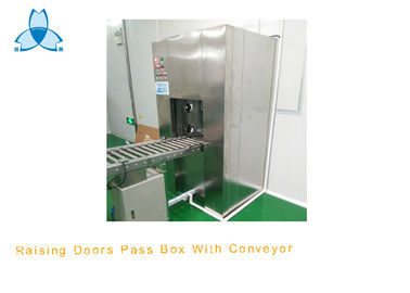 Mua Automatic Raising Doors Air Shower Pass Box With Conveyor Rollers Stainless Steel 304 online manufacture