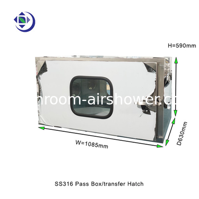 Mua SS316 Phòng sạch đi qua hộp / cửa chuyển không lọc online manufacture