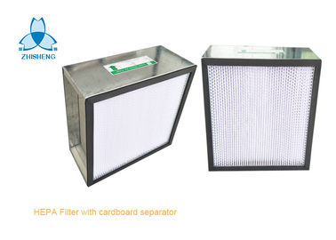 Mua Khung nhôm Anodized Hộp lọc HEPA H13 H14 dùng một lần với phương tiện sợi thủy tinh online manufacture