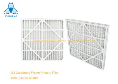 Mua Pleated AC Furnace Pre Air Filter cho không khí trở lại để loại bỏ bụi 90% 5 Um hạt, khung giấy online manufacture