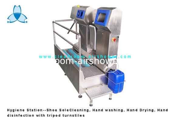 Mua Trạm Vệ Sinh SS304 Vệ Sinh Đế Giày / Rửa Tay / Khử Trùng Tay sản xuất trực tuyến