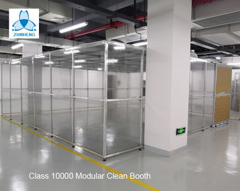 Mua Lớp 10000 FFU Thiết bị phòng sạch Cấu trúc nhôm có cửa lùa / Gian hàng sạch dược phẩm online manufacture