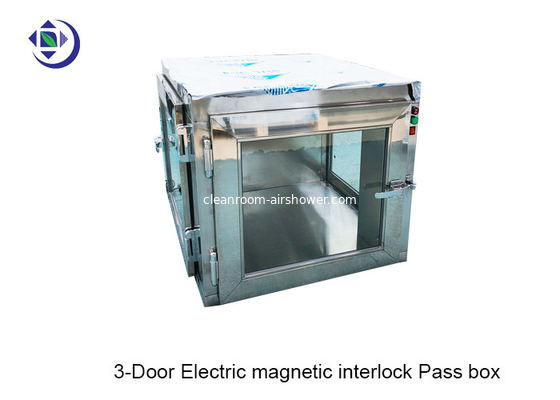 Mua Cửa loại L Khóa liên động bằng điện Hộp thông hành bằng thép không gỉ 304 cho phòng sạch online manufacture