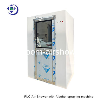 W1500xD1000xH2100mm Bồn tắm không khí phòng sạch với nút dừng khẩn cấp quạt ly tâm cung cấp loại bỏ hạt trong không khí