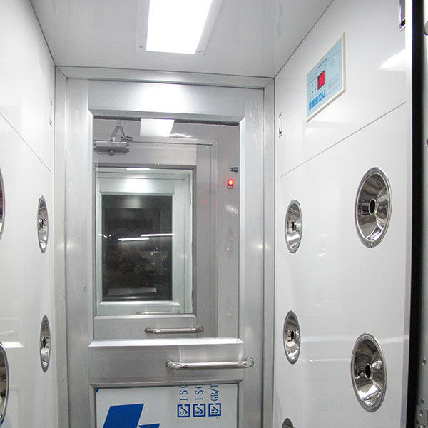 Vòi hoa sen thổi khí tự động trong phòng sạch với cửa nhôm W730mm, chiều rộng 1230mm 0